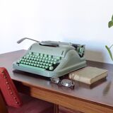 Hermes 3000 green Mint metal typewriter