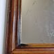 Miroir à poser vintage de style louis philippe 37 cm x 32 cm