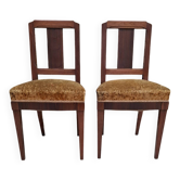 Art Deco pair of chairs