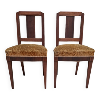 Art Deco pair of chairs