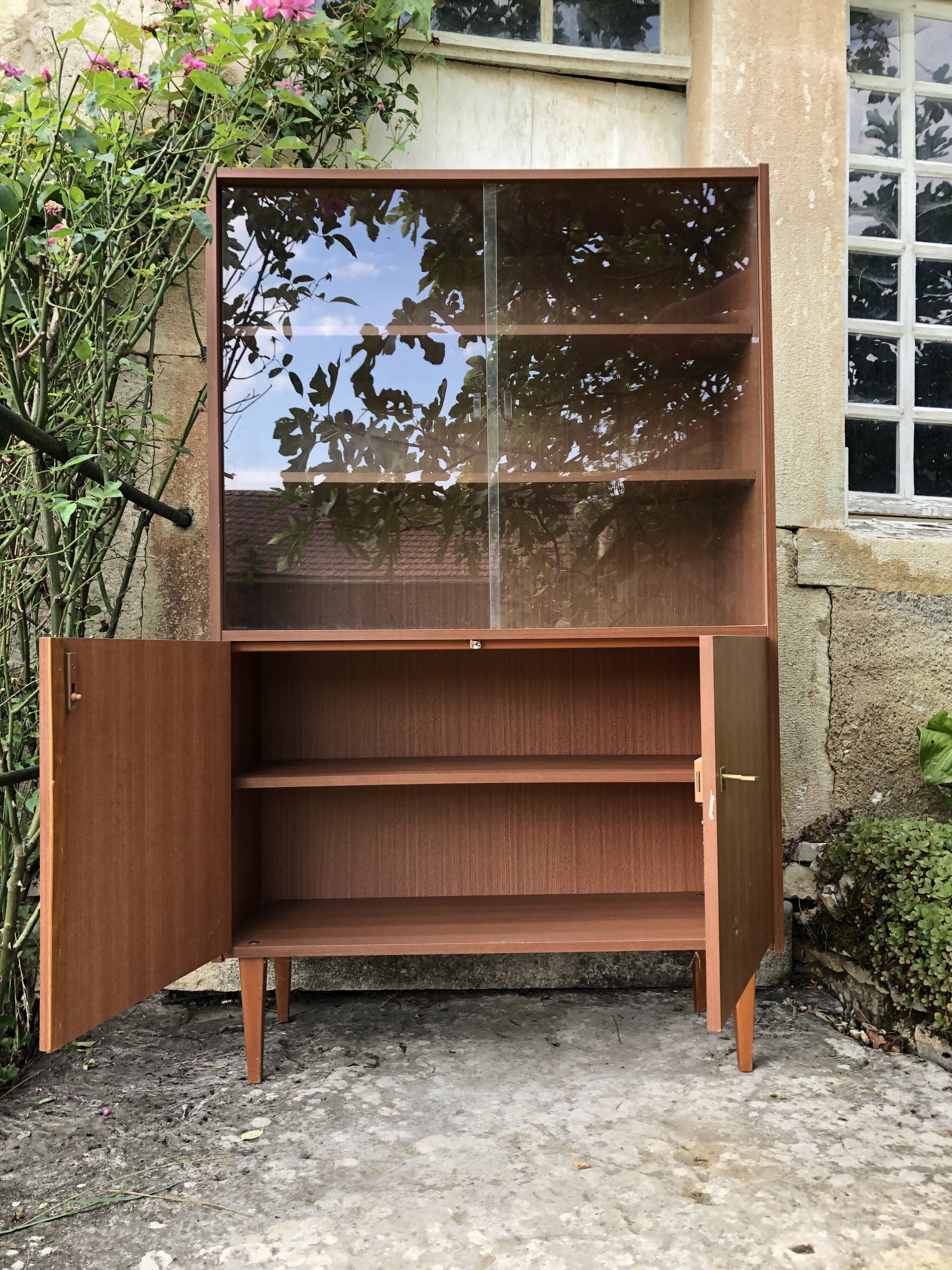 Meuble vitrine années 50/60