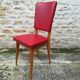 Chairs in red skaï
