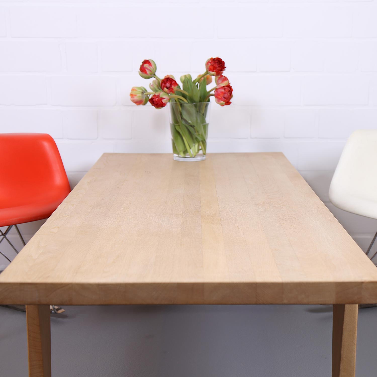 Coffee Table ML 115 by Illum Wikkelsø for Mikael Laursen Light Oak Danish Design