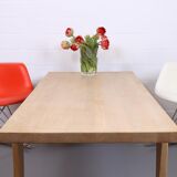 Coffee Table ML 115 by Illum Wikkelsø for Mikael Laursen Light Oak Danish Design