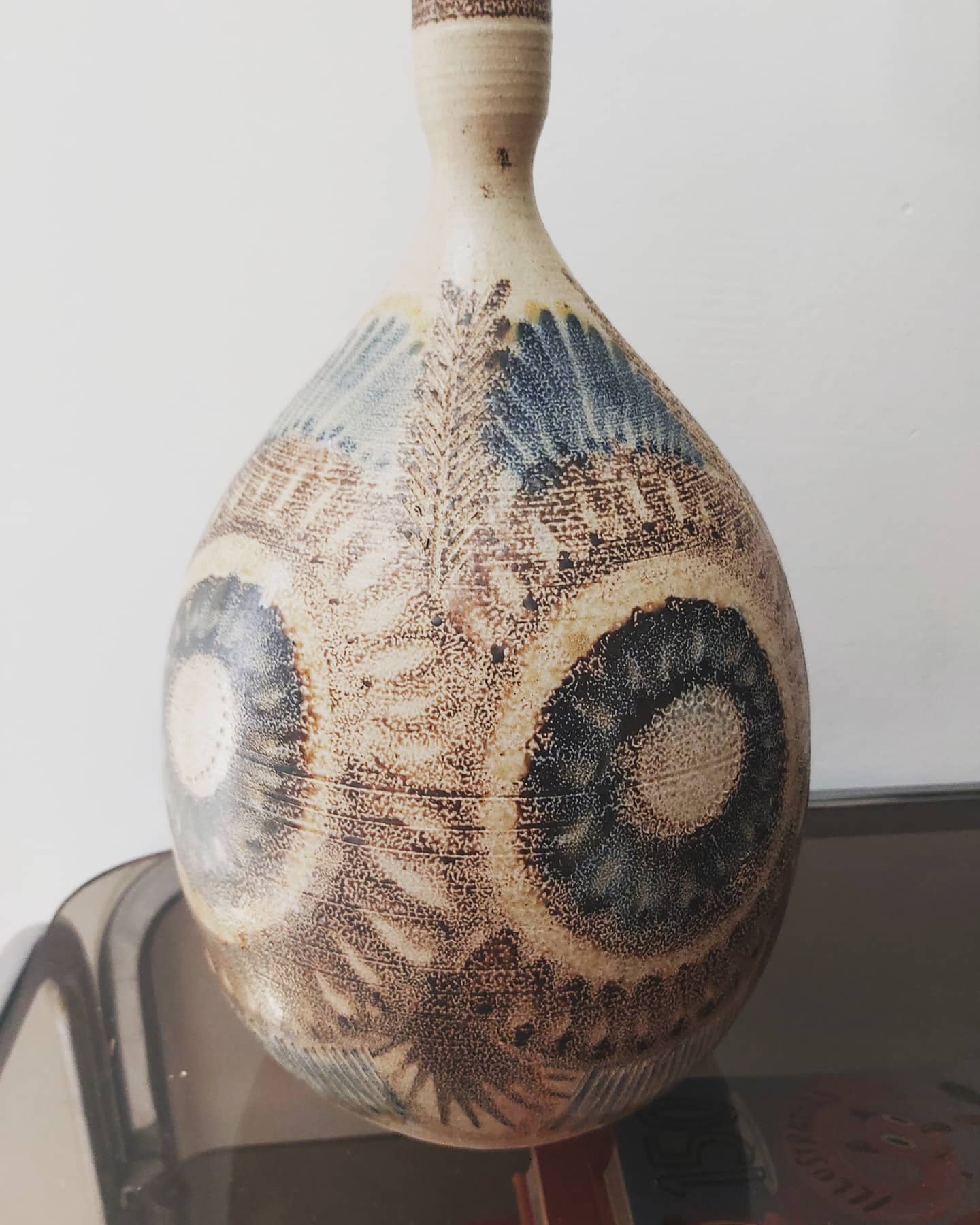 Ceramic lamp by J.C Courjault