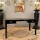 Black lacquered office by Pierre vandel Paris circa 1970