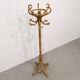 Vintage parrot coat rack in rattan and bamboo