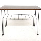 “Stringbord” side table in oak, Sweden, 1950