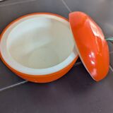 Plastic apple orange ice bucket