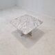 Italian carrara marble coffee table, 1980s