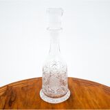 Crystal decanter with glasses, Poland, 1960s