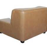 Pair of Steiner low chairs that can form a sofa, 1970s
