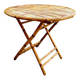 Table rotin bambou vintage