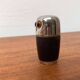 Set of 5 metal shot glasses in German owl style from the mid-century, 1960s.