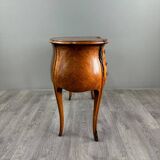 Coiffeuse de style Louis XV marquetée, XXe siècle