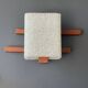 Pair of teak wall lights