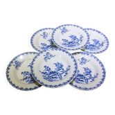 6 assiettes creuses Gien Chardons 260320