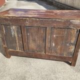 Gros bahut louis xv en chene to restore of the xviii th century