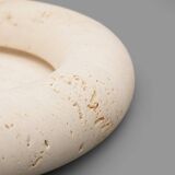 Bol Voltero in travertine by Pier Alessandro Giusti and Egidio Di Rosa for Up & Up, 1970s.