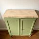Parisian sideboard shoe cabinet in antique wood