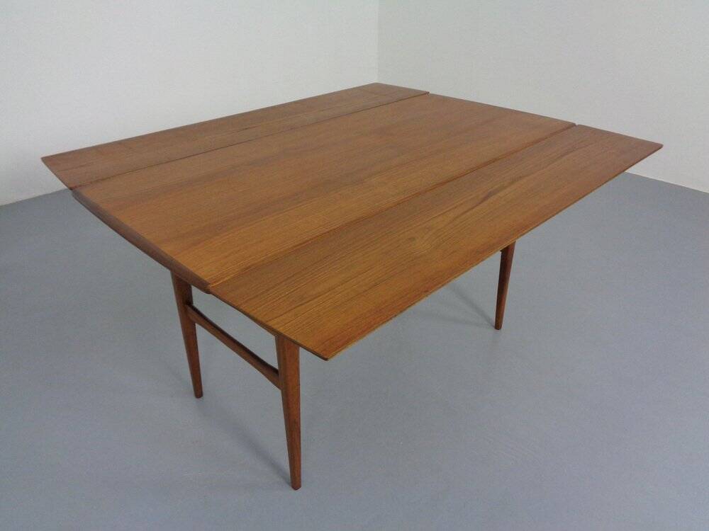 Teak dining or coffee table, Denmark, 1960s
