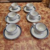 Set of 6 vintage ceramic cups