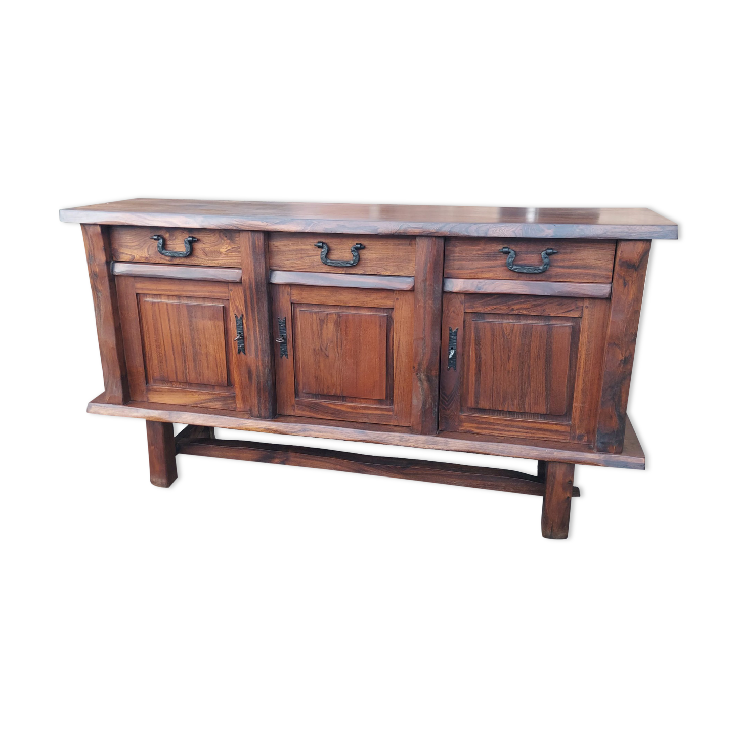 Brutalist Sideboard by Mikko Nupponen Finland 1960