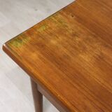 Scandinavian rectangular teak coffee table, 1960