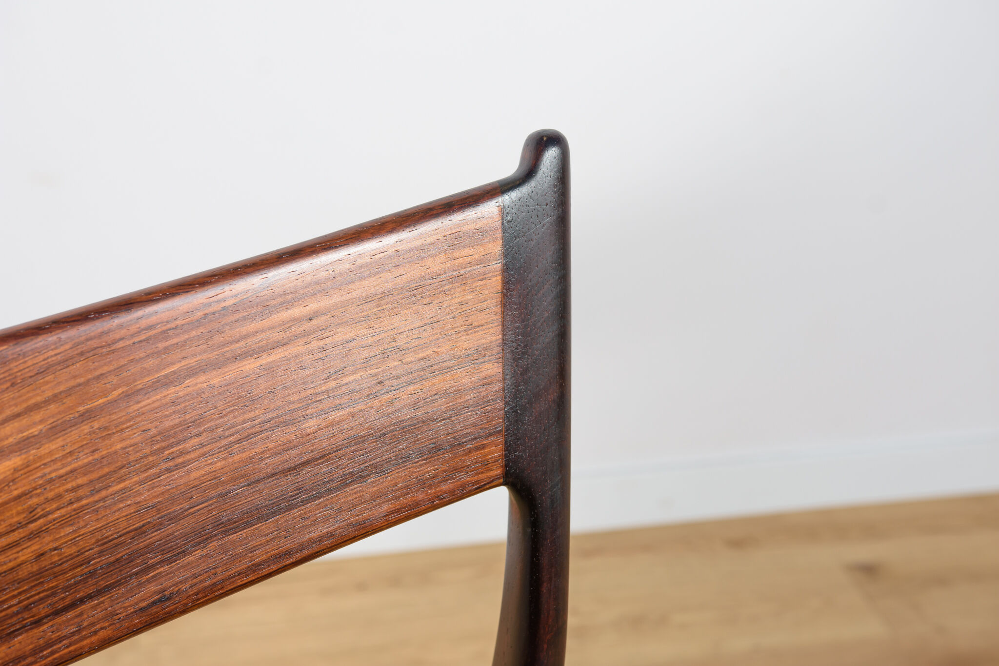 Mid Century Rosewood Dining Chairs by  H. P. Hansen for Randers Møbelfabrik, 1960s, Set of 4