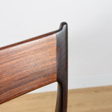 Mid Century Rosewood Dining Chairs by  H. P. Hansen for Randers Møbelfabrik, 1960s, Set of 4