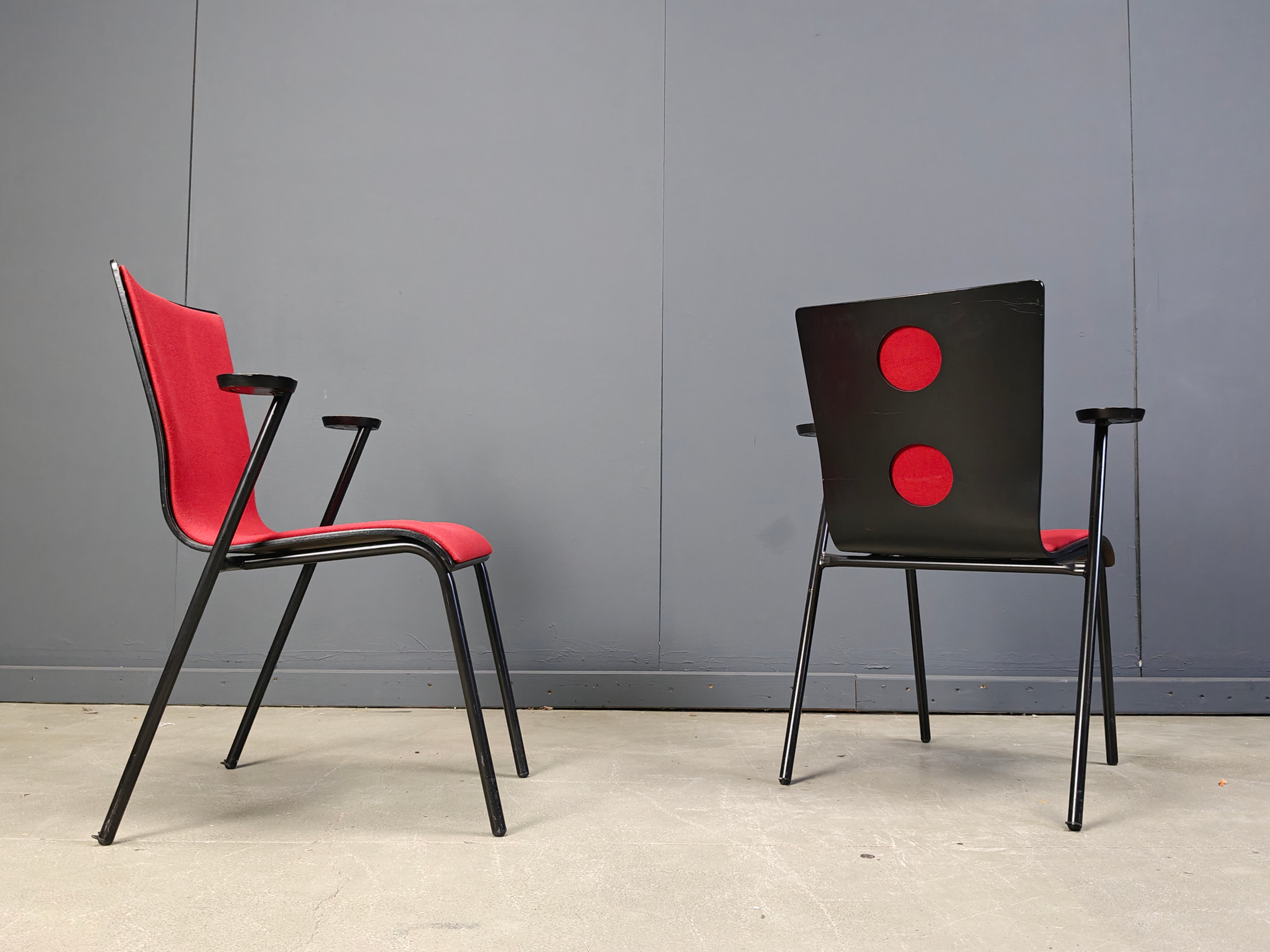 Vintage Occhio chairs by Roel Vandebeek for Drisag, 2000s - set of 6