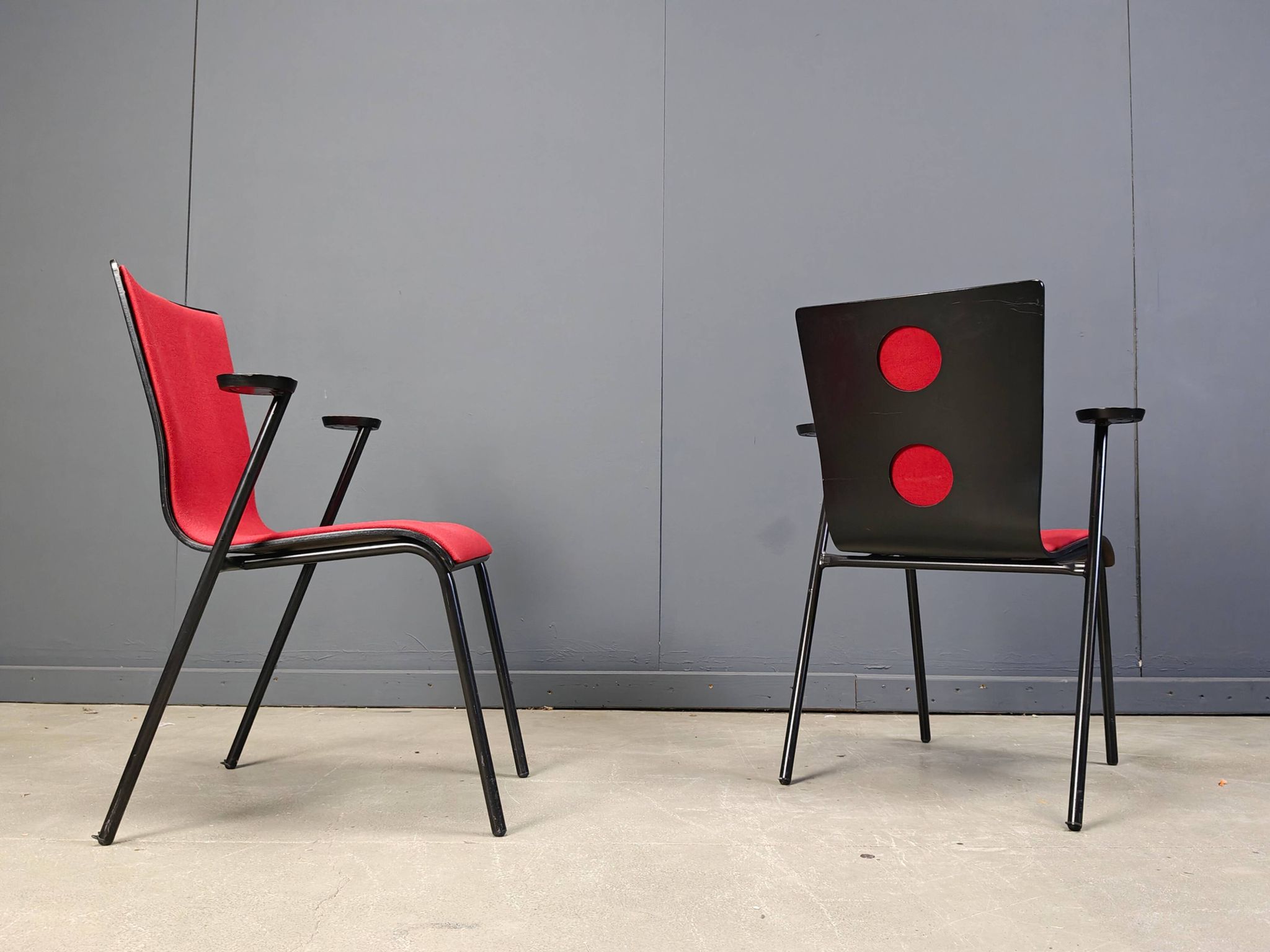Vintage Occhio chairs by Roel Vandebeek for Drisag, 2000s - set of 6