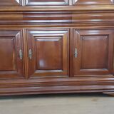 Vitrine de style Louis Philippe en merisier