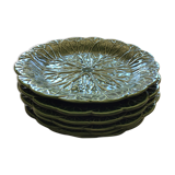 6 plates green slurry cabbage leaf