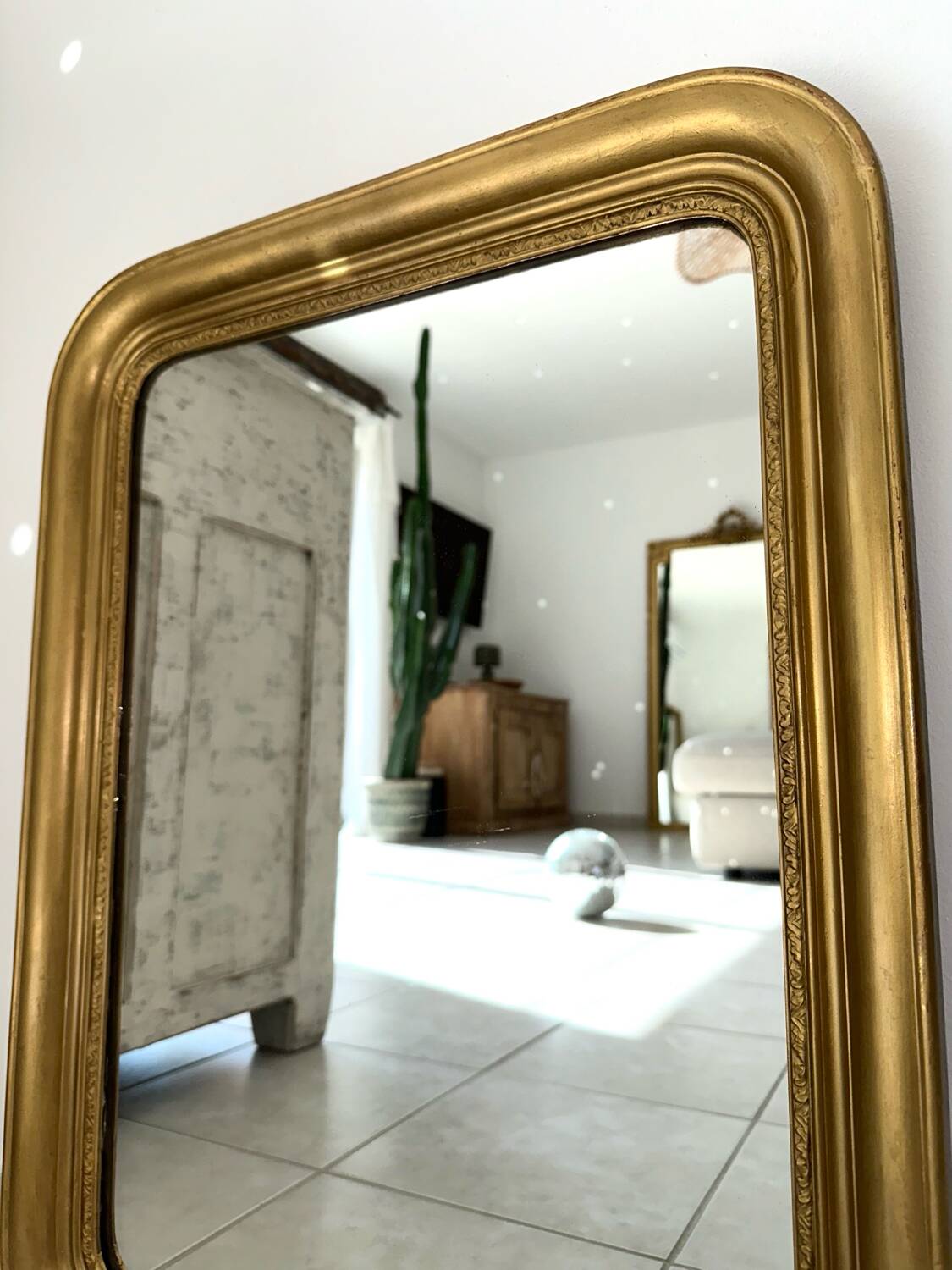Antique Louis-Philippe mirror, 19th century