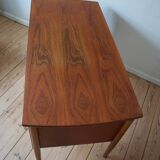 Mid-Century Danish Teak & Beech Desk, 1950s