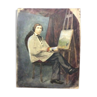 Portrait of painter