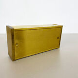 Vintage 1960s solid brass table clock Hollywood Regency Dugena, Switzerland