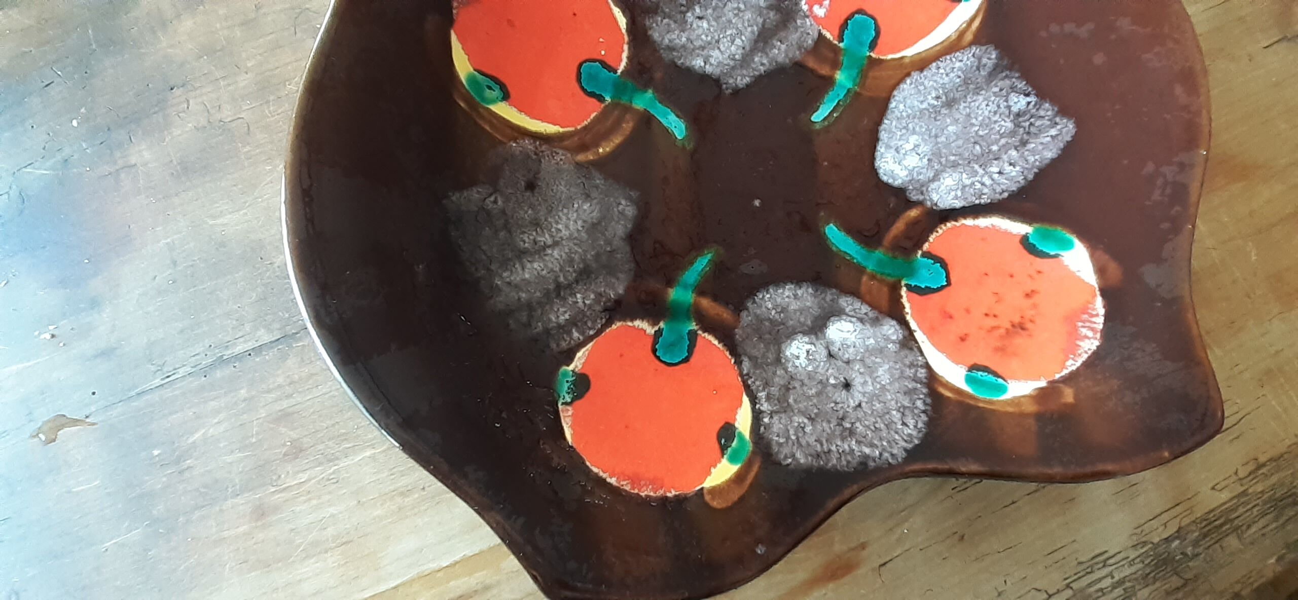 Vintage ceramic dish Vercor