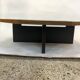 Table basse hexagonale en wengé 1960