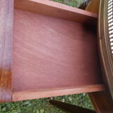 Mahogany hot water bottle table