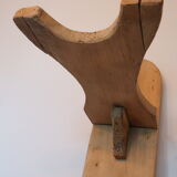 A pair of farm benches