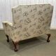 1930s English Chippendale walnut sofa
