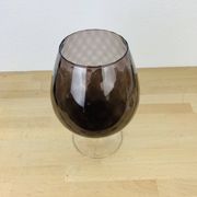 Empoli vase Italian purple glass 30 cm