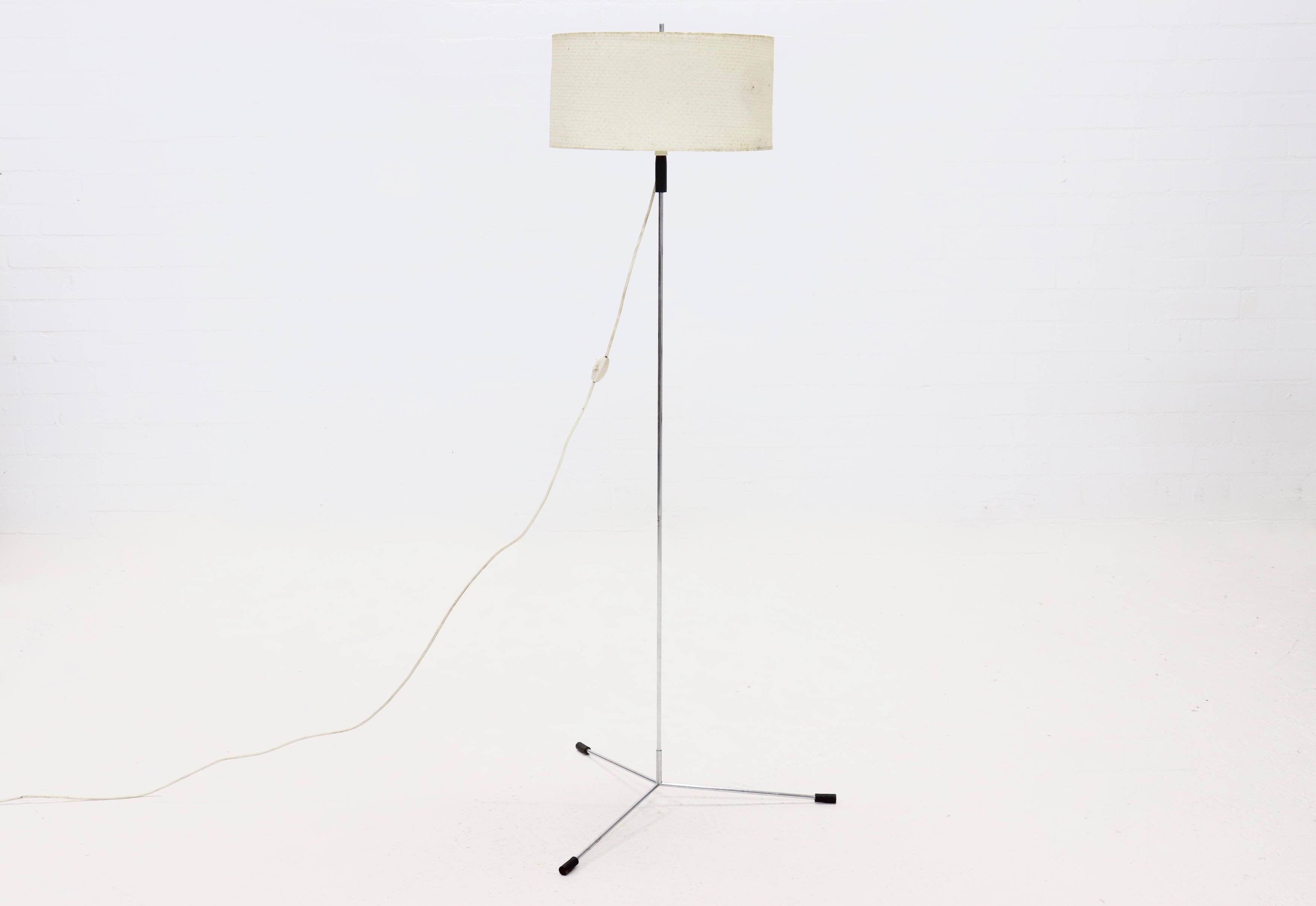 Height Adjustable Floor Lamp by Ruser & Kuntner for Knoll International 1960s