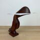 Letter door toucan Scandinavian wood sculpture