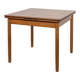 Mid-Century Square Extendable Teak Dining Table, Denmark, 1960s