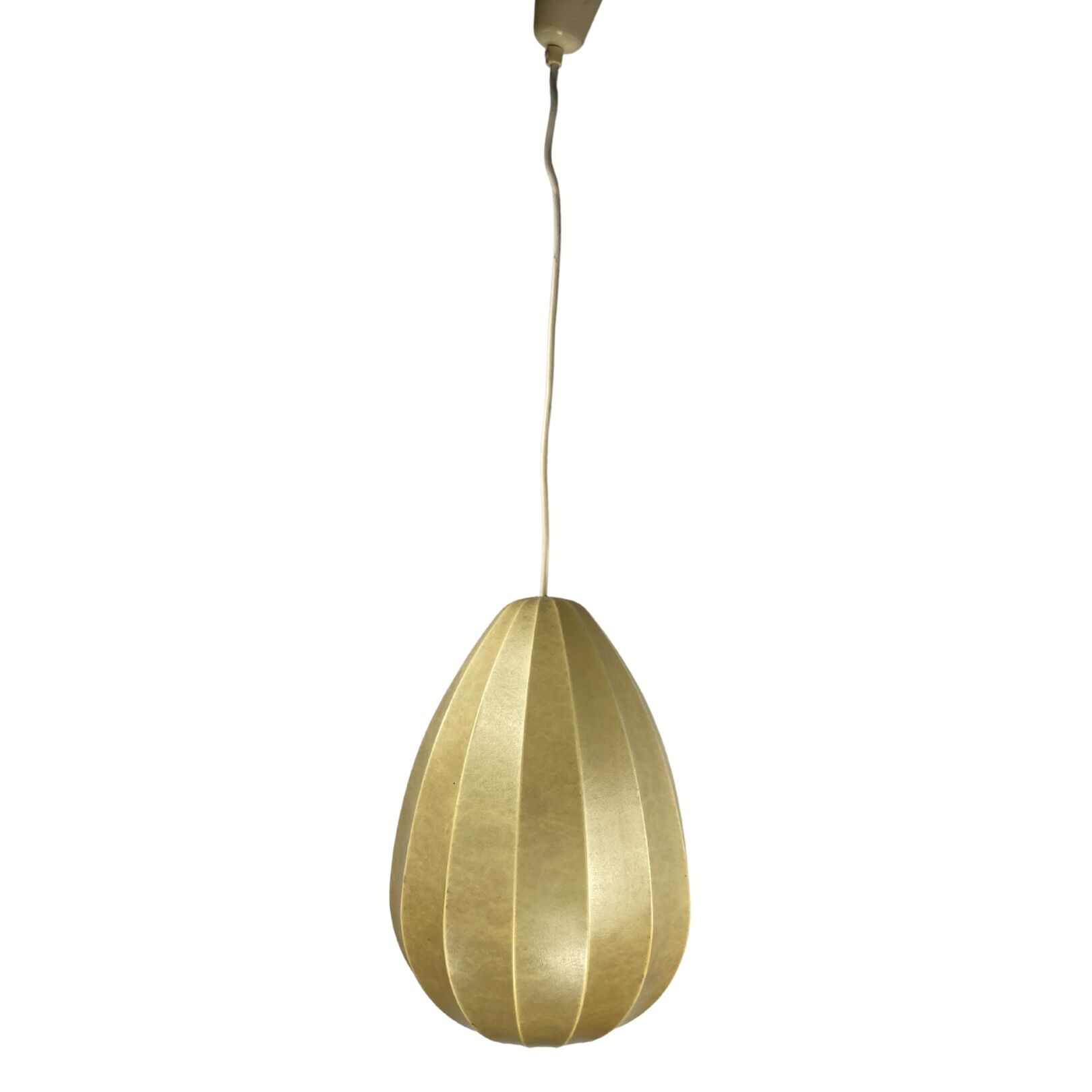Cocoon space age lantern pendant, Germany 1960s