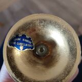 Tabletop lighter in alabaster