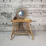 Vintage rattan dressing table